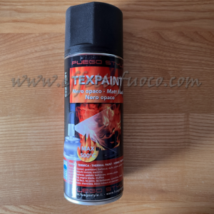 Vernice spray 400 ml grigio scuro - Effetto fuoco - Ricambi per stufe a pellet e legna Piazzetta e Superior