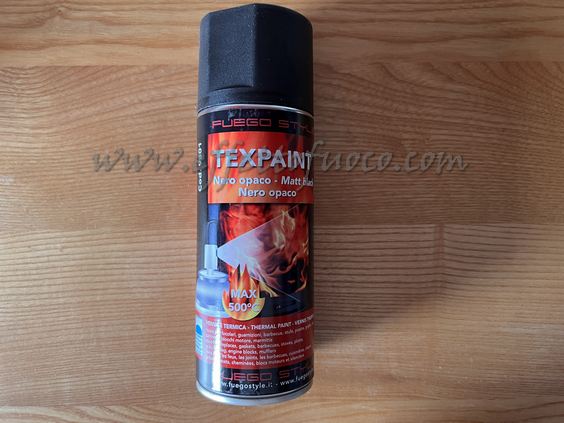 Vernice spray 400 ml grigio scuro - Effetto fuoco - Ricambi per stufe a pellet e legna Piazzetta e Superior
